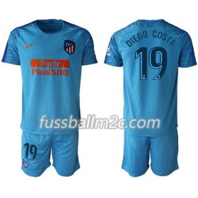 Fußballtrikots Atlético Madrid Diego Costa 19 Kinder Auswärts Trikotsatz 2018-2019